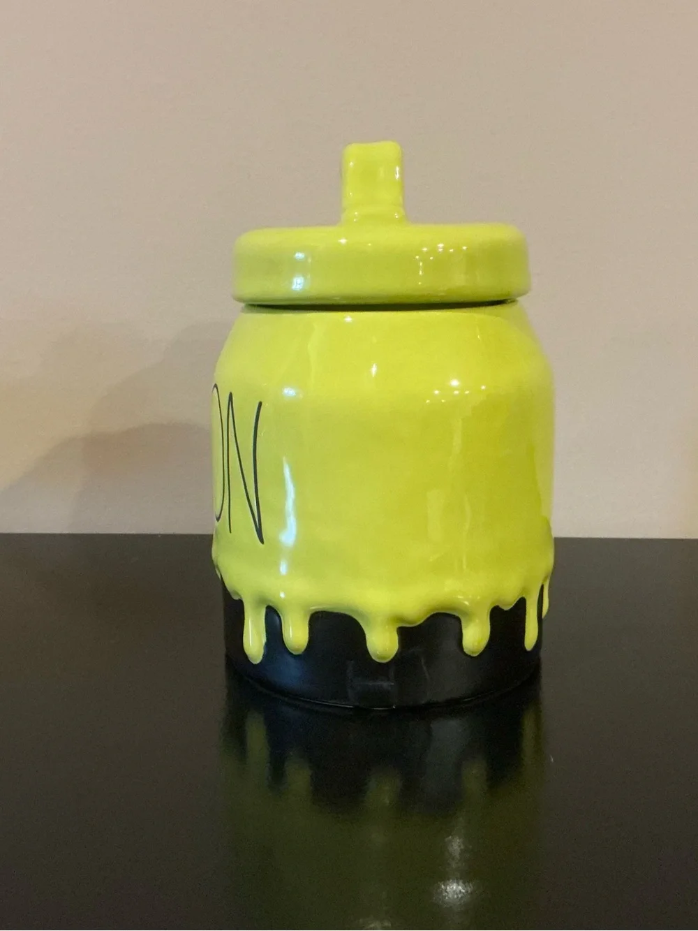 NWT Rae Dunn Dripping POISON Halloween Canister 👻